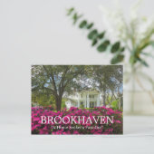 Carte Postale Brookhaven Mississippi Antebellum Spring (Debout devant)