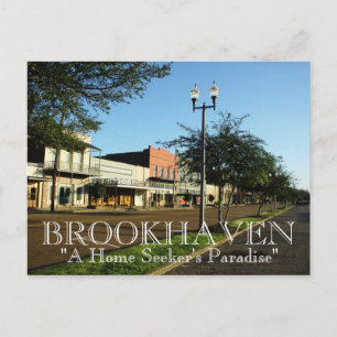 Carte Postale Brookhaven, Mississippi - Un paradis pour les part