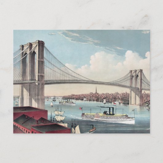 Carte postale Brooklyn Bridge (Devant)