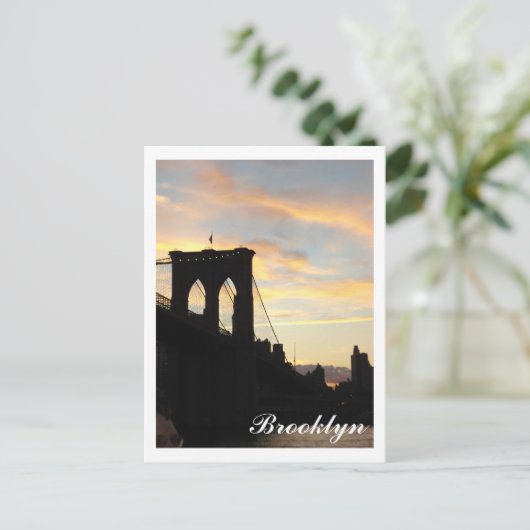 Carte postale Brooklyn Bridge (Debout devant)