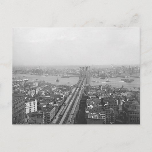 Carte postale Brooklyn Bridge 1901 (Devant)