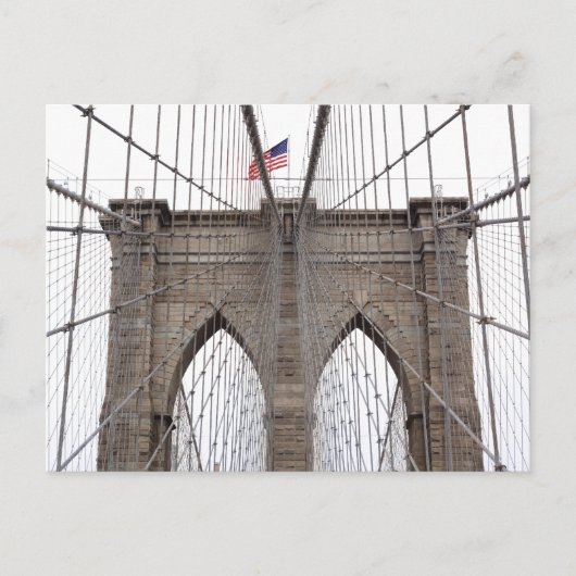 Carte Postale Brooklyn Bridge à New York (Devant)