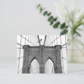 Carte Postale Brooklyn Bridge à New York (Debout devant)