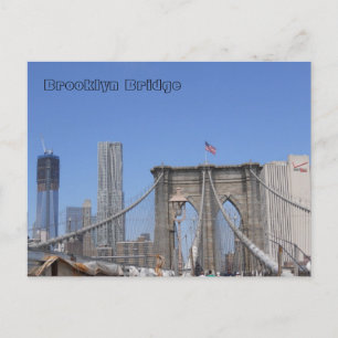 Carte Postale Brooklyn Bridge et Freedom Tower