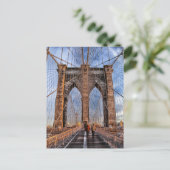 Carte Postale Brooklyn Bridge, New York (Debout devant)