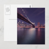 Carte Postale Brooklyn Bridge, New York (Devant / Derrière)