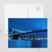 Carte Postale Brooklyn Bridge, New York (Devant / Derrière)