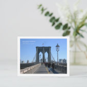 Carte Postale Brooklyn Bridge, New York (Debout devant)