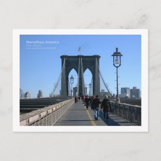 Carte Postale Brooklyn Bridge, New York (Devant)