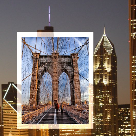 Carte Postale Brooklyn Bridge, New York