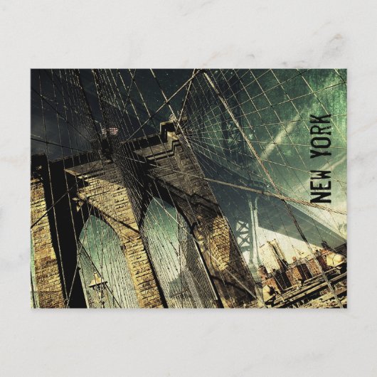 Carte Postale Brooklyn Bridge - New York (Devant)
