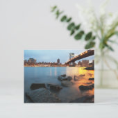 Carte Postale Brooklyn Bridge New York (Debout devant)