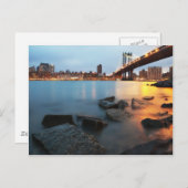 Carte Postale Brooklyn Bridge New York (Devant / Derrière)