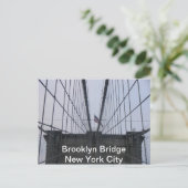 Carte Postale Brooklyn Bridge, New York (Debout devant)