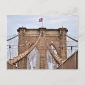 Carte postale Brooklyn Bridge New York Amérique (Devant)