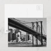 Carte Postale Brooklyn Bridge New York City (Devant / Derrière)