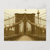 Carte postale Brooklyn Bridge - New York City