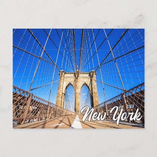 Carte Postale Brooklyn Bridge, New York, USA (Devant)