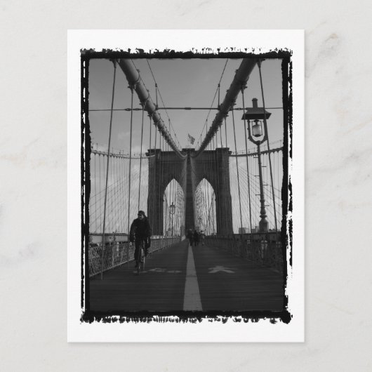 Carte Postale Brooklyn Bridge Photo (Devant)