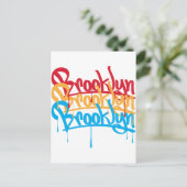 Carte Postale Brooklyn Colors (Debout devant)