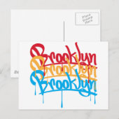 Carte Postale Brooklyn Colors (Devant / Derrière)