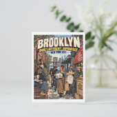 Carte Postale Brooklyn Construit Différemment (Debout devant)