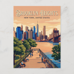 Carte Postale Brooklyn Heights New York State
