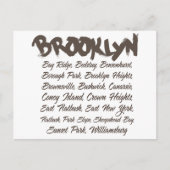 Carte Postale Brooklyn Hoods (Devant)