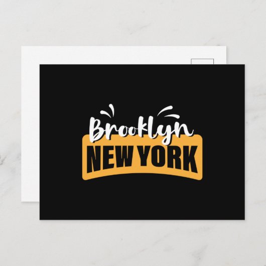 Carte Postale Brooklyn new york (Devant / Derrière)