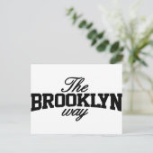 Carte Postale Brooklyn personnalisable (Debout devant)