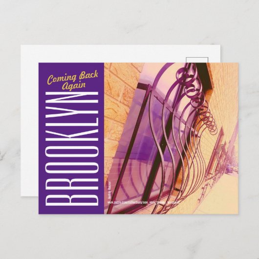 Carte Postale Brooklyn-Revenir (Devant / Derrière)