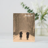 Carte postale Brooklyn Wintry Walk (Debout devant)