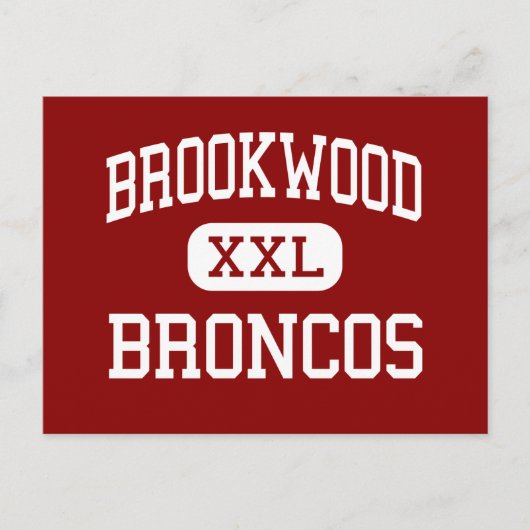 Carte Postale Brookwood - Broncos - High - Snellville Georgia (Devant)