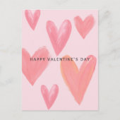 Carte Postale Brosse Coeurs Valentine's Postcard (Devant)