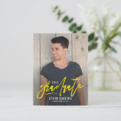 Carte postale Brossé de graduation de couleur modi (Debout devant)