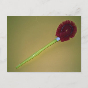 Carte Postale Brosse de toilette unique