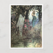 Carte Postale Brossé par un esprit par Warwick Goble (Devant)