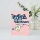 Carte Postale Brosse-toi les dents ! (Debout devant)