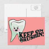 Carte Postale Brosse-Toi Les Dents ! (Devant / Derrière)