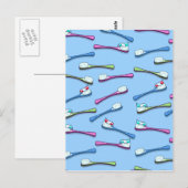 Carte Postale Brosses à dents (Devant / Derrière)
