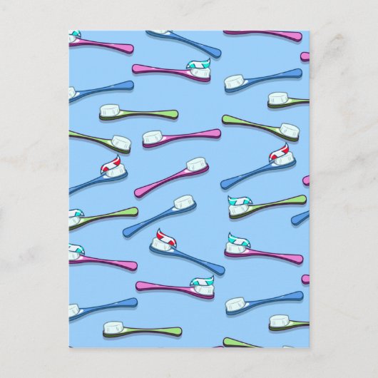 Carte Postale Brosses à dents (Devant)