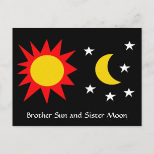 Carte Postale BROTHER SUN and SISTER MOON