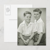 Carte Postale Brothers in Studio (Devant / Derrière)