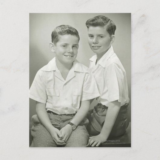 Carte Postale Brothers in Studio (Devant)