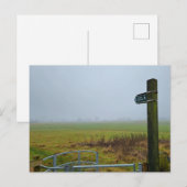 Carte Postale brouillard (Devant / Derrière)