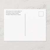 Carte Postale Brouillard dans les zones humides de Walnut Creek, (Dos)