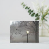 Carte Postale brouillard de la saison hivernale de Central Park (Debout devant)