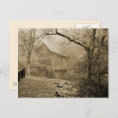 Carte Postale Brouillard du matin (Devant / Derrière)