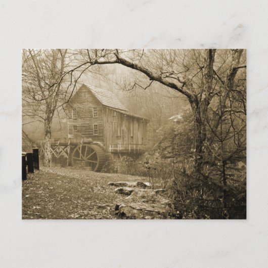 Carte Postale Brouillard du matin (Devant)