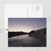 Carte Postale Brouillard matinal sur la rivière Jackson à Grand (Devant / Derrière)